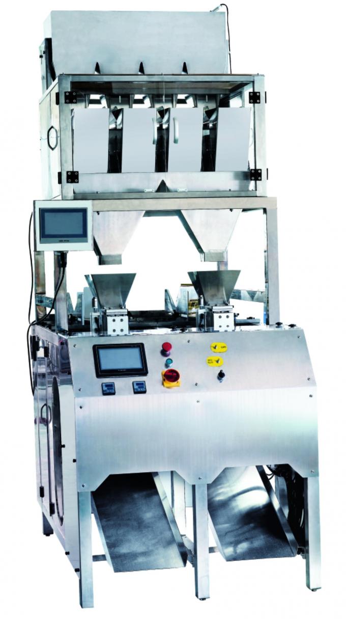 máquina de embalagem linear impermeável do pesador para petiscos, sementes, porcas, pó, grânulo, milho, feijões, pó da galinha, açúcar, sal