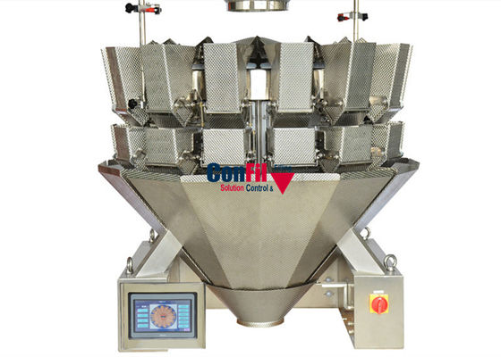 Qualidade  14 Head Rotary Vacuum Packaging Machine For MeatBall Frozen Food Packaging Machine fábrica