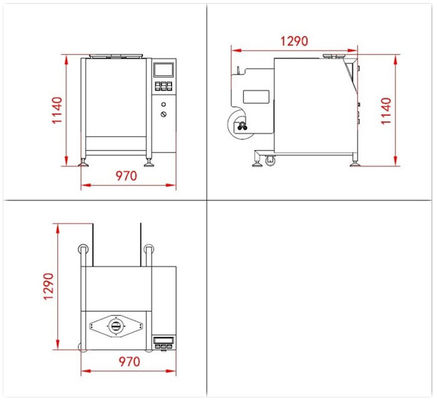 Máquina de embalagem vertical 420mm de Granulars do fluxo SS304 livre