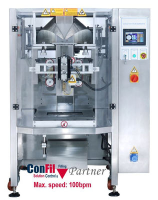 Máquina de ensaque de aço inoxidável 620mm de 304 verticais