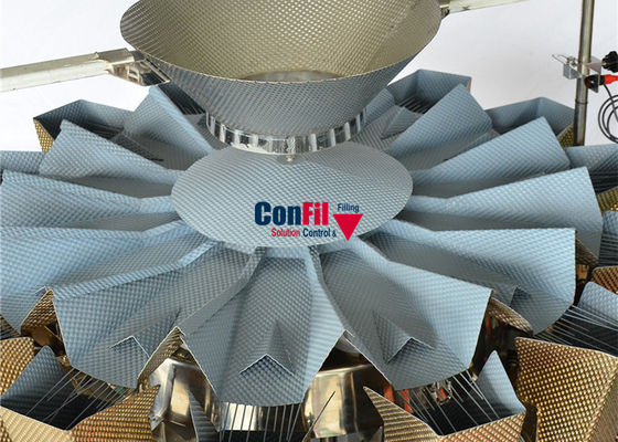 Pesador de Multihead da máquina de peso de Multihead para a máquina de enchimento posta de conserva do petisco do alimento impermeável