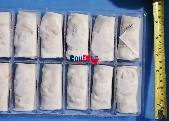 Pesador de Multihead da máquina de peso de Multihead para o rolo de mola congelado do alimento que conta a máquina de enchimento