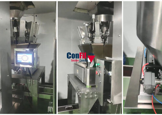Pesador de Multihead da máquina de peso de Multihead para refeição pronta a máquina de enchimento posta de conserva do alimento impermeável