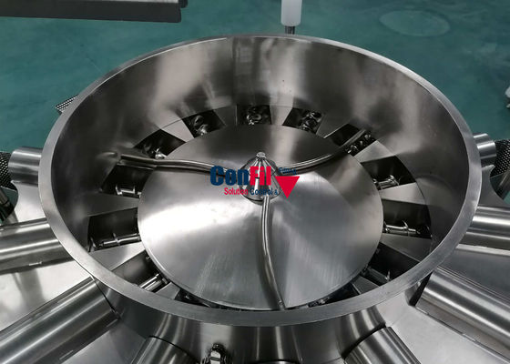 Pesador de Multihead da máquina de peso de Multihead para refeição pronta a máquina de enchimento posta de conserva do alimento impermeável