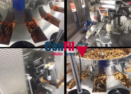 Parafuse o pesador de alimentação de Multihead para salmouras pôs de conserva os frutos vegetais
