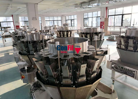 Pesador de Multihead da máquina de peso de Multihead para a máquina de enchimento posta de conserva do petisco impermeável
