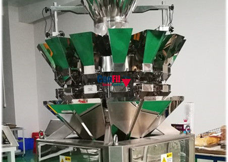 Máquina de embalagem do pesador de Multihead para os botões de peso e de enchimento da marijuana em Tin Bottle ou no recipiente