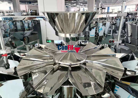 Pesador de Multihead da máquina de peso de Multihead para o alho de aço inoxidável