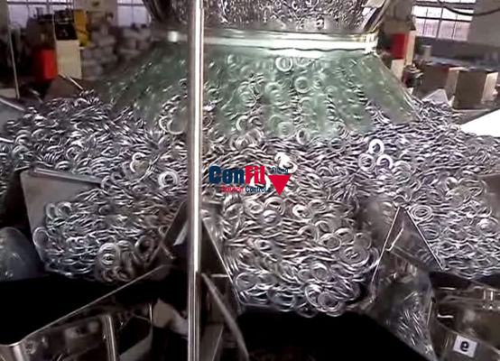 Cabeça 14 máquina de peso de um Multihead de 2,5 litros para as peças de metal dos prendedores