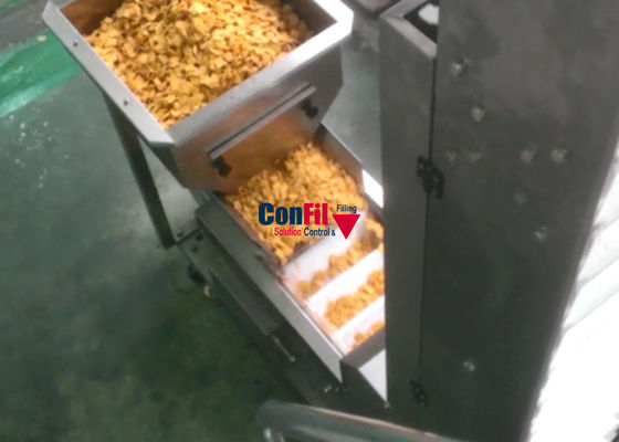 Multihead expulsou cabeça da máquina de empacotamento 14 do alimento do petisco