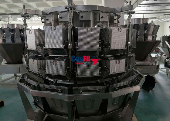 Pesador de Multihead da máquina de peso de Multihead com o funil mais grande para a faixa congelada 10kg da galinha