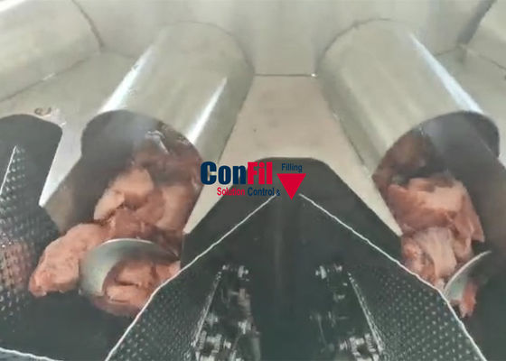Máquina de peso principal do alimentador de parafuso 14 2Liter Multihead para aves domésticas frescas