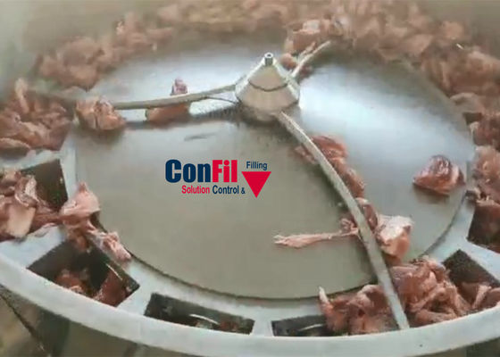 Máquina de peso principal do alimentador de parafuso 14 2Liter Multihead para aves domésticas frescas