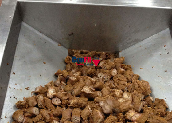 O pesador de Multihead da máquina de peso de um Multihead de 3 litros para aves domésticas cortadas assadas pôs de conserva o alimento Deisgn higiênico