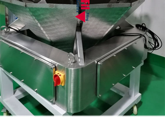 Pesador de Multihead da máquina de peso de Multihead para a framboesa e o Cherry Frozen Food Filling Machine de IQF