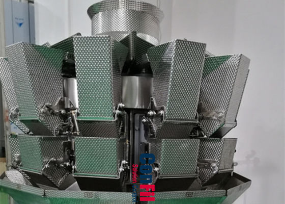 Pesador de Multihead da máquina de peso de Multihead para a framboesa e o Cherry Frozen Food Filling Machine de IQF