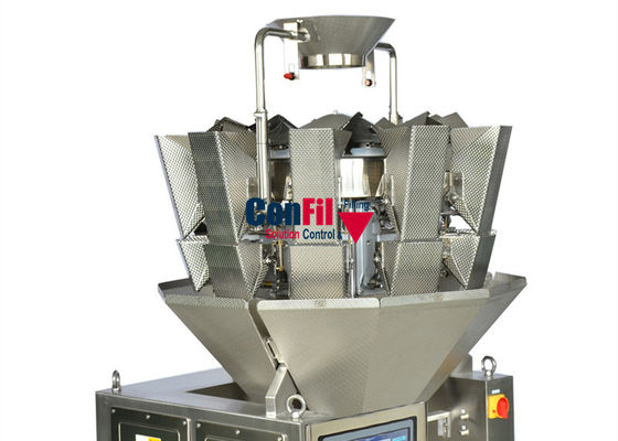 auto máquina de embalagem 500gram de peso 10Head com o único funil da aleta