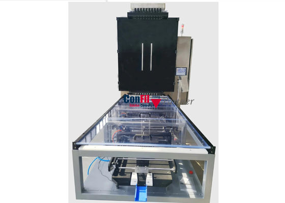 Pistas verticais da máquina de empacotamento 4 de Stickpack para o líquido granulado do pó