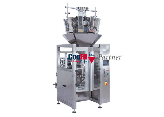 900 máquina vertical principal do selo da suficiência do formulário do quilograma 12 com pesador de Multihead