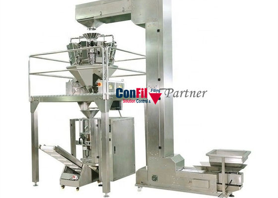 Máquina de embalagem do pesador de Multihead do CE para a linha de embalagem das peças de metal VFFS de Fasterners