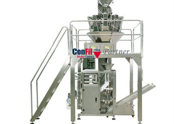 Máquina de embalagem do pesador de Multihead do CE para a linha de embalagem das peças de metal VFFS de Fasterners