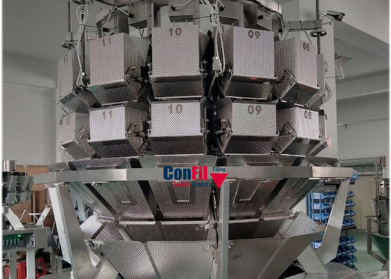 10 cabeça principal congelada quilograma da máquina de embalagem 14 do malote da faixa da galinha multi