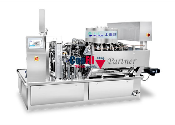 Máquina de embalagem do pesador de Multihead para o sistema giratório cortado congelado da máquina de empacotamento do vácuo da galinha