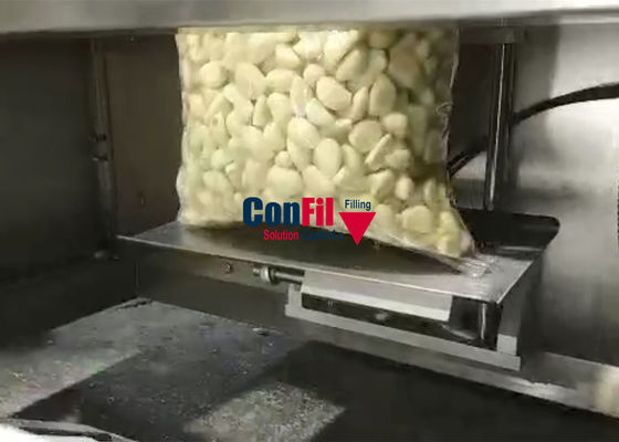Auto máquina de embalagem 14 de peso principal para a linha de embalagem do alho 5KG 10KG VFFS