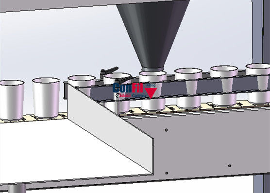 Máquina de embalagem principal do pesador de 14 Multihead para o enchimento posta de conserva ou os alimentos frescos pegajosos