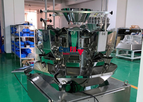 máquina de embalagem do pesador de 80bpm Multihead para amêndoas Roasted das porcas