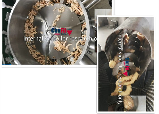 Máquina de empacotamento de peso Shredded da faixa da galinha auto 1000 gramas