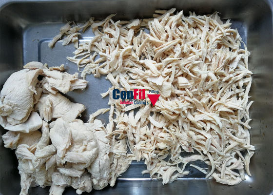 Máquina de empacotamento de peso Shredded da faixa da galinha auto 1000 gramas