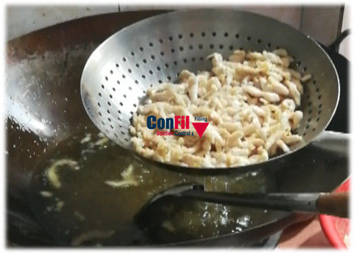 Máquina de empacotamento de peso Shredded da faixa da galinha auto 1000 gramas