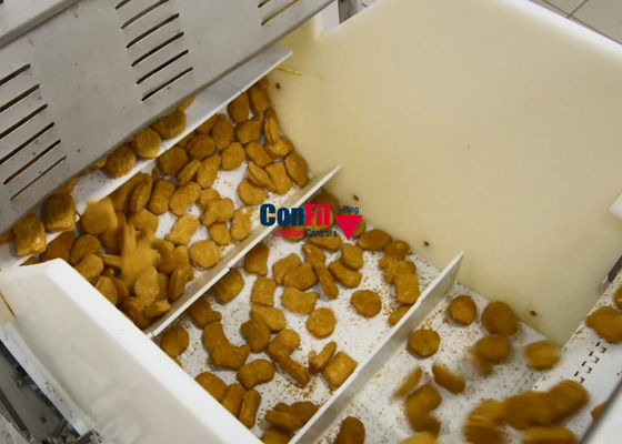 Máquina de embalagem do pesador de Multihead para o sistema de empacotamento congelado do alimento VFFS das pepitas de galinha