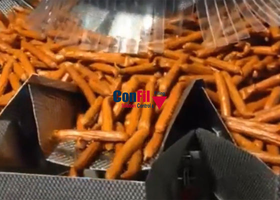 Cabeça 16 máquina de peso de um Multihead de 3,0 litros para a carne de salsicha