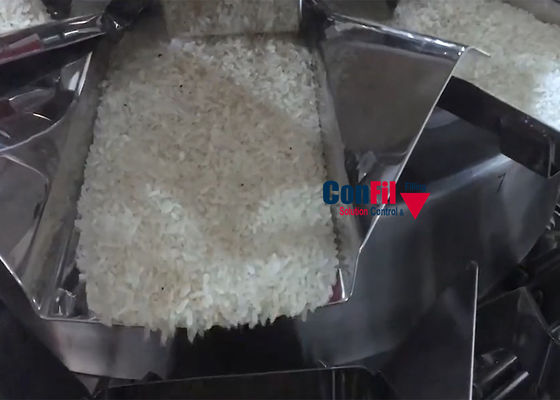 Pesador de Multihead da máquina de peso de Multihead para a máquina de enchimento impermeável dos cereais do arroz