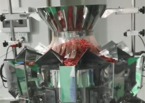 Pesador de Multihead da máquina de peso de Multihead para a baixa máquina de enchimento de Wolfberry do peso do alvo