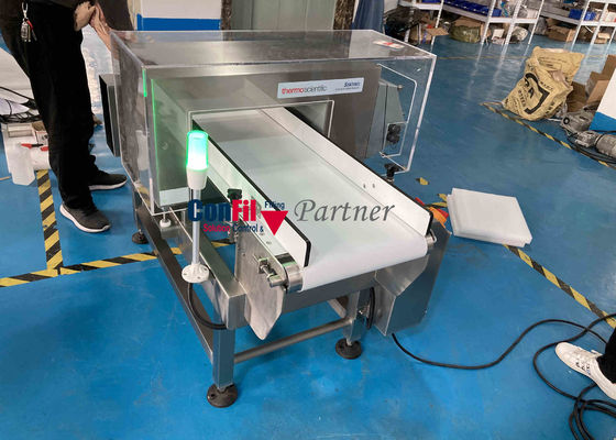 detector de metais da transformação de produtos alimentares de 600mm para alimentos frescos