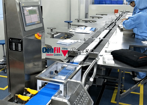 100 medidores da máquina 96 do pesador da verificação do grama/minuto